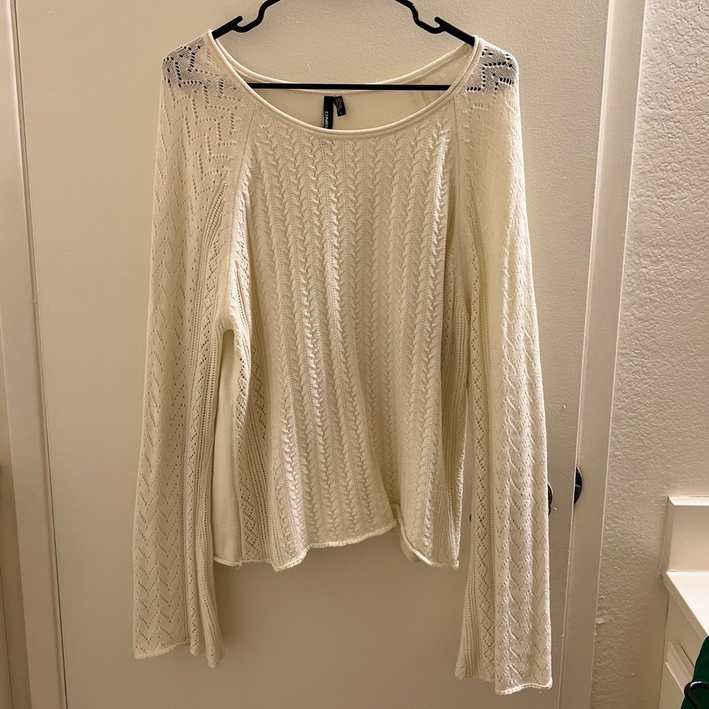 O’Neill crochet knit sweater